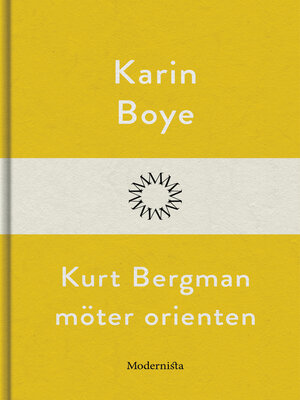 cover image of Kurt Bergman möter orienten